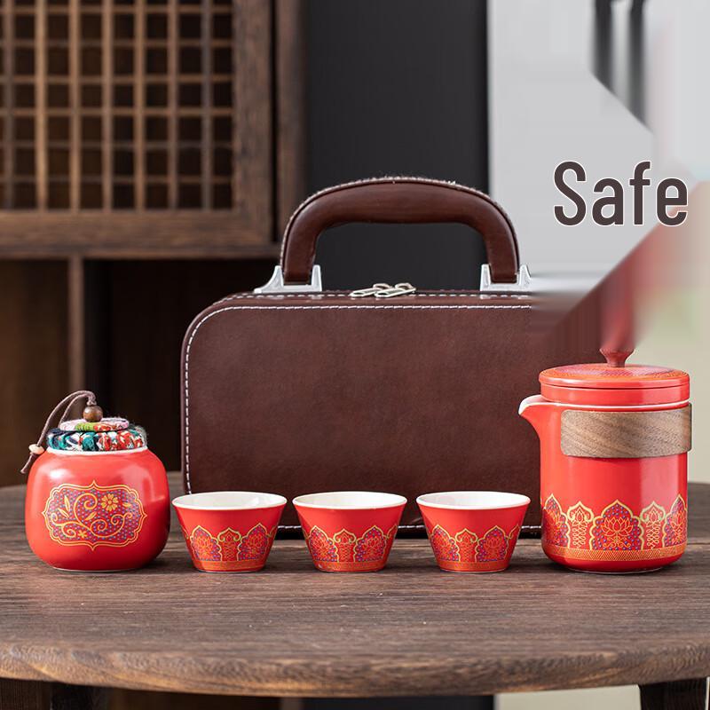Minimalist Ceramic Travel Tea Set