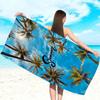 Summer Letter Palm Tree Sky Beach Towel Tropical Seaside Large Quick Dry Pool Towel