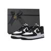 Nike Air Force 1 Низкие Скейтбордические Кроссовки Нескользящие Износостойкие Унисекс Белый Черный DV0788-001(Team384-BOX)