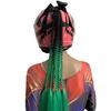 New Helmet Dirty Braids Motorcycle Woman Braids Wig Multicolor For Motorbike Helmets Decoration Punk Ponytail Headwear Universal