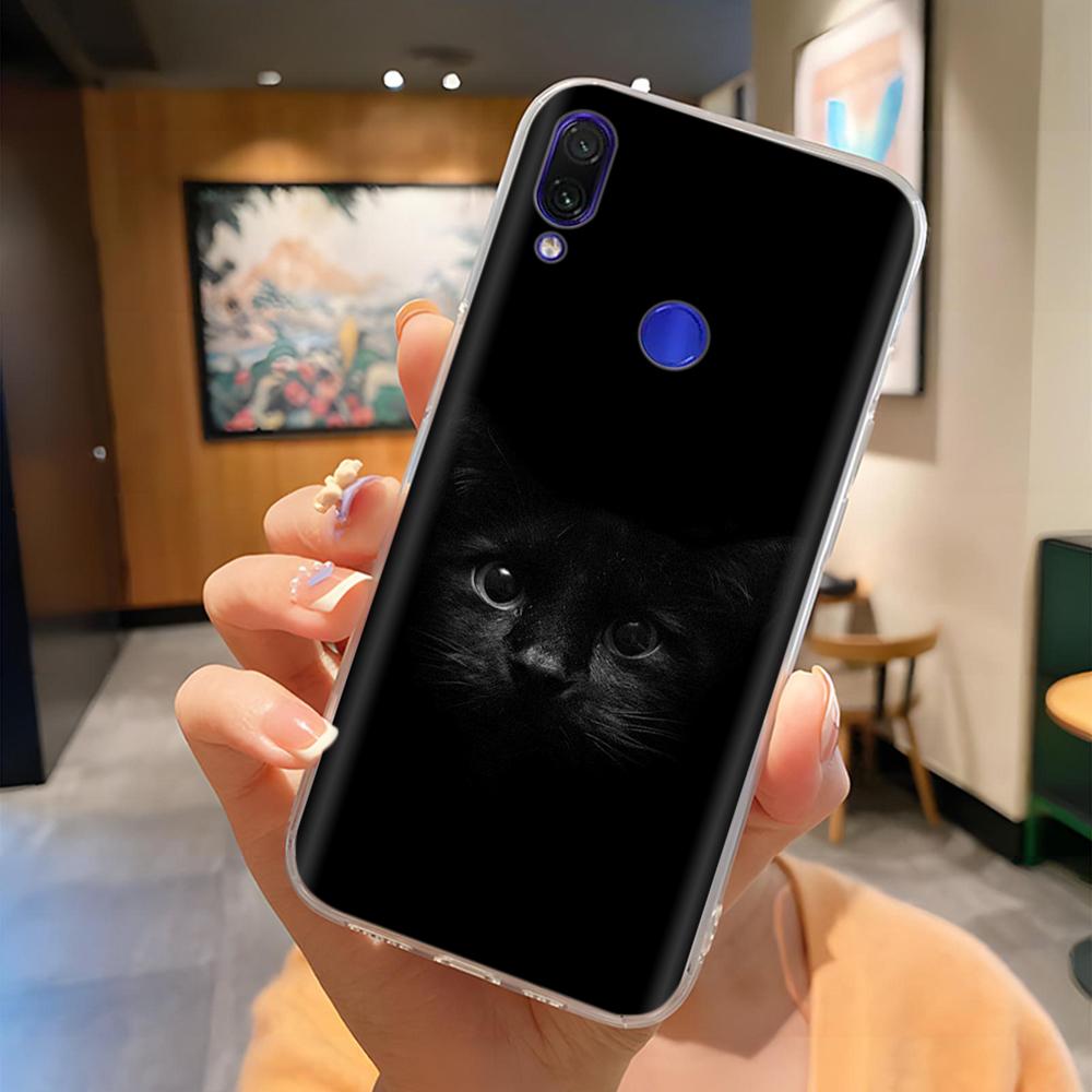 Мягкий чехол для Xiaomi Redmi Note 7 Чехол Цветы Мягкий ТПУ Силиконовый Чехлы для Телефона на Redmi Note7 Pro Защитная Задняя Крышка Fundas