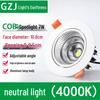Recessed 20W Spotlight Downlight for Clothing Stores, 15-30W Commercial Ceiling Light