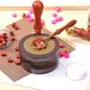 Wooden Retro Fire Warmer Sealing Wax Melting Stamp Tool Hexagon Furnace Stove Pot Wedding Xmas Decorative Accessories
