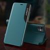 Blue Eco Leather Flip Case with Stand Function for iPhone 13 Pro Max