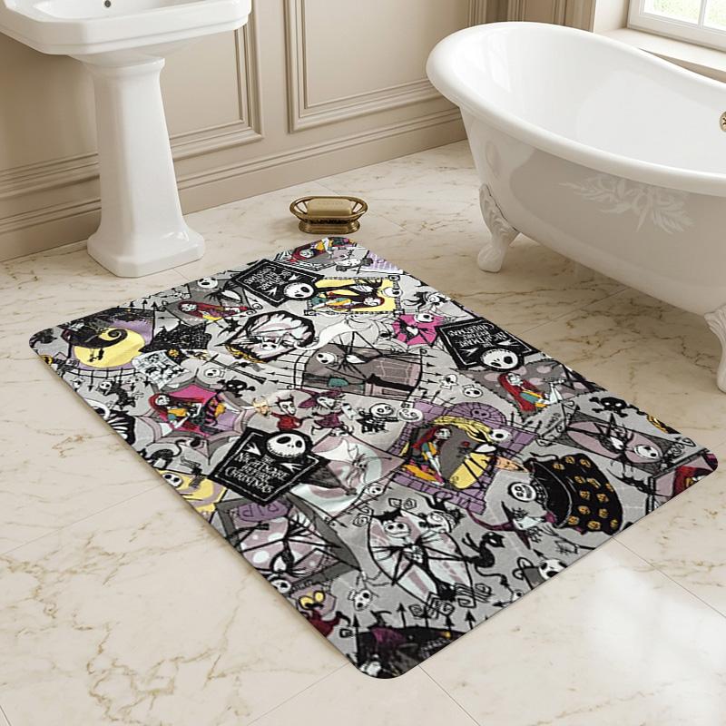 Nightmare Fabric Living Room Non-Slip Area Rug Soft Carpet for Bedroom Game Playroom Sofa Office Home Decor Doormat Christmas Gift C9211535