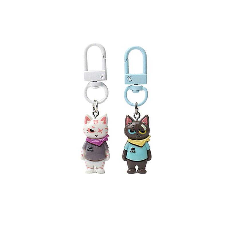 Kawaii Lovely Versatile Cat Keyring Cartoon Cat Keychain Pendant Cute Backpack Hanging Ornaments Accessories Gifts