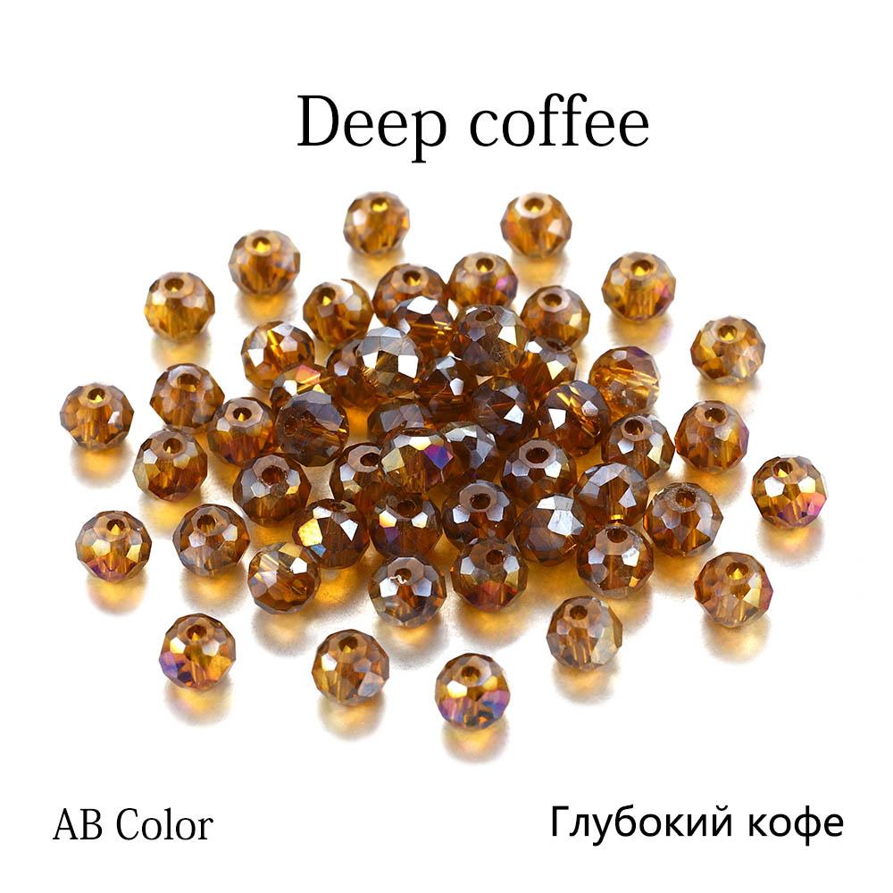 70-300 шт. 3/4/6/8 мм полупрозрачные чешские хрустальные стеклянные бусины граненые красочные бусины-разделители для DIY браслетов принадлежности для изготовления ювелирных изделий