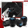 AAAYI1 4Pcs Car Metal Wheel Tire Air Valve Caps Tyre Rim Stem Covers For Vauxhall OPC Line Logo Opel Astra G H J K F Corsa Mokka Zafira