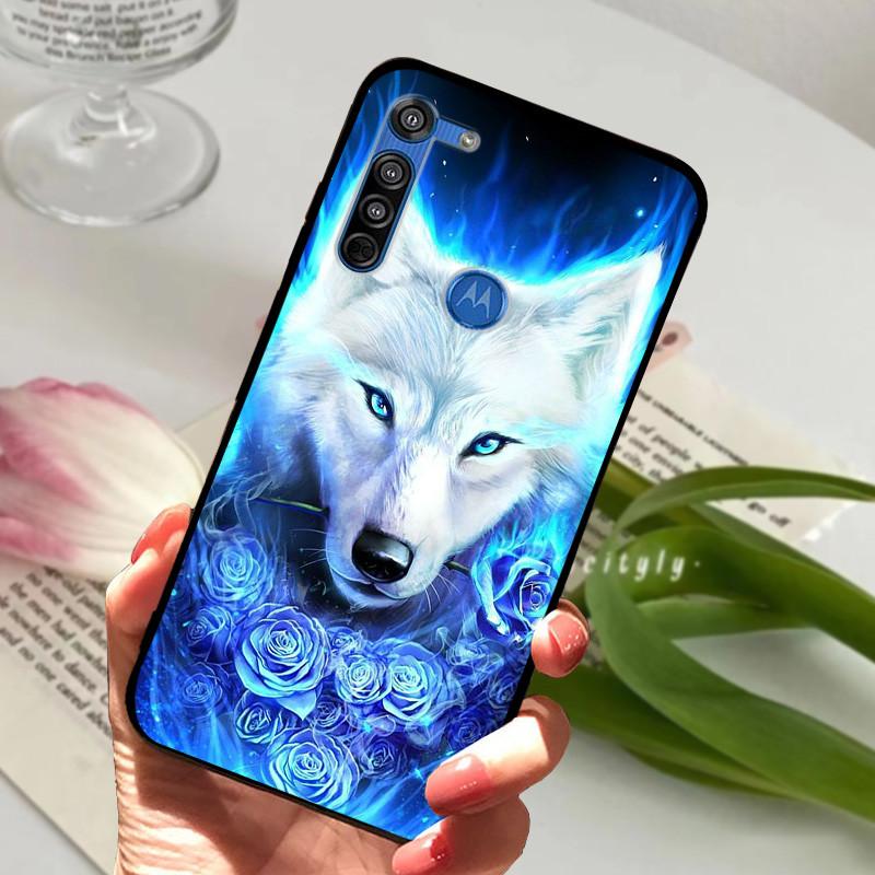 Чехол для Motorola Moto G8 Plus, черный силиконовый чехол для MOTO G8 Play G 8 Power Lite, модный защитный чехол из ТПУ.