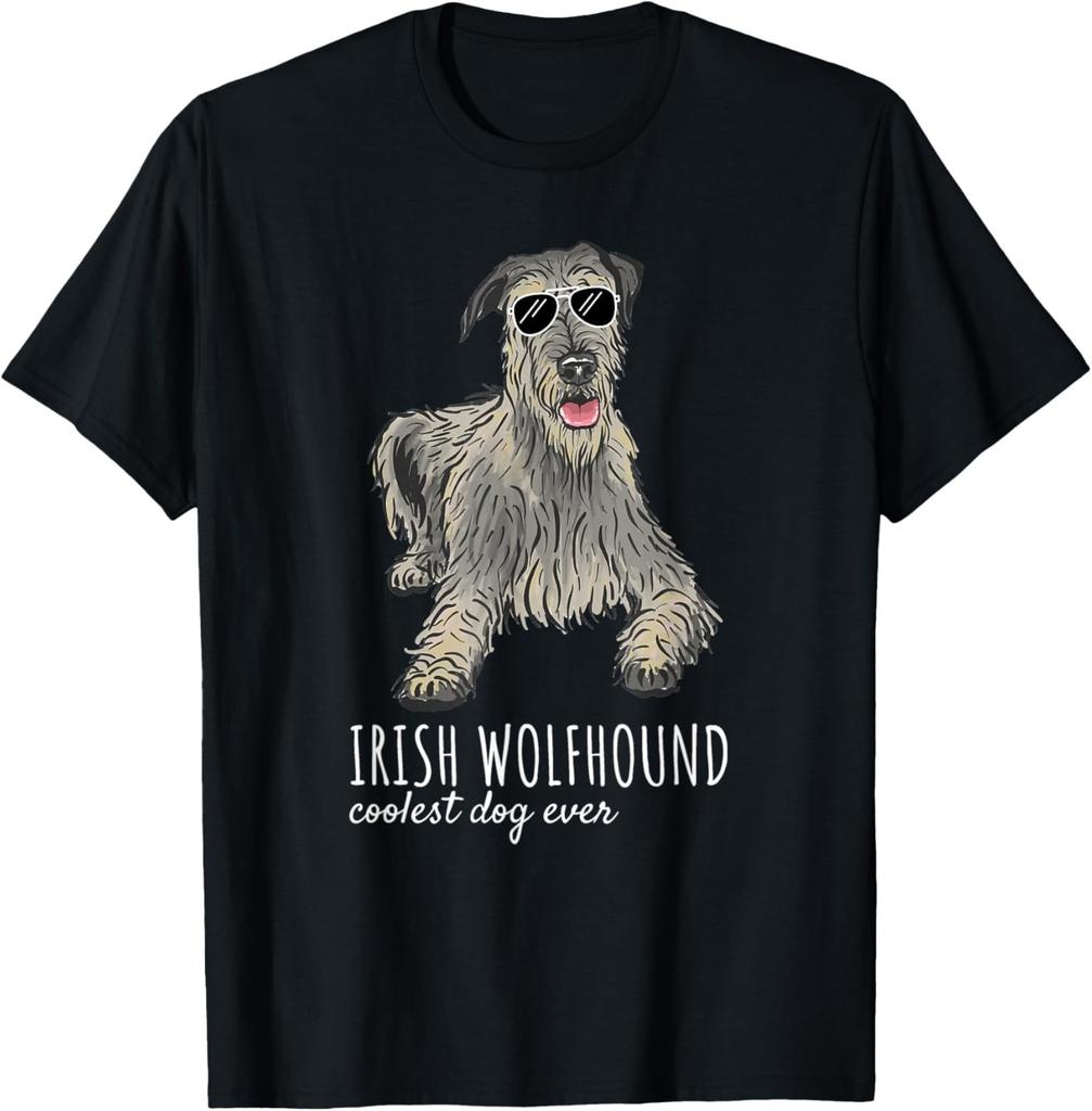 Funny Irish Wolfhound dog motif dog owner with humor T-Shirt