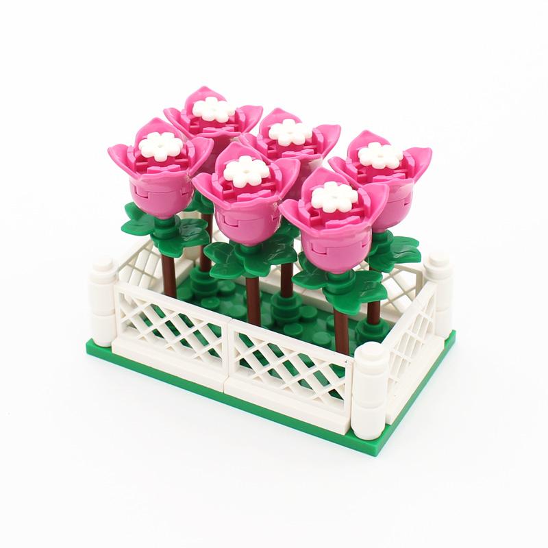 MOC Ферма Овощ Тыква Сад Урожай Ананас Морковь Грибы Тыква Кукуруза Строительные блоки Игрушки Для Детей Подарки