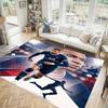 Kylian Mbappe Design Crystal Velvet Carpet Cozy Non?Slip Printed Rug For Bedroom Living Room Entrance