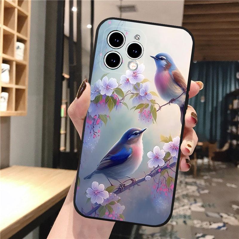Cute Bird Phone Case For Iphone 15 14 Pro Max 13 12 11 Pro Max XSMax XR 12 13 Mini 14 Plus