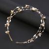 Girls Handmade Tiara Jewelry Rhinestone Headpiece Pearl Head Wear Crystal Headband Bridal Hairpin