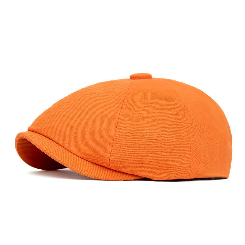 Newsboy Hat Men's British Cap Versatile Beret Women's Painter Hat Casual Octagonal Hat