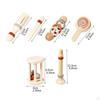 5 Pieces Wooden Baby Toys Kids Musical Crawling Toy Sound Tube Educational Toddlers