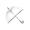 Simple Transparent Umbrella Black Finish