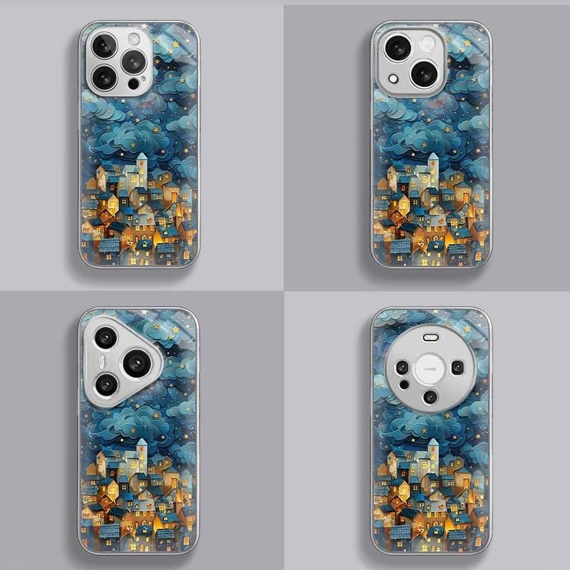 For Apple 16promax New Year Women’s Model for IPhone Mobile Phone Case 15 Yunduo Town 14pm Hydrogel Shell