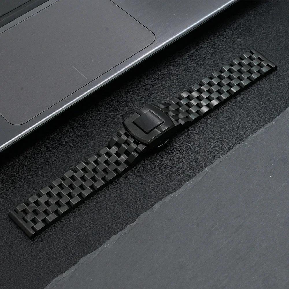 22mm Stainless Steel Band For Huawei Watch 4/4Pro GT4 GT3 Pro 46mm Ultimate Mens Metal Strap For Amazfit Balance GTR 47mm Correa