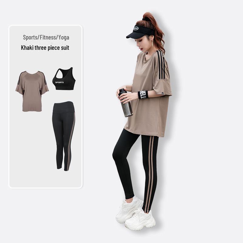 2024 Новая летняя футболка свободного кроя с коротким рукавом для йоги и бега