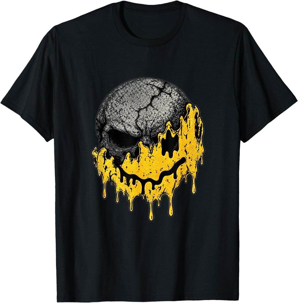 Dripping Happy Skull T-Shirt