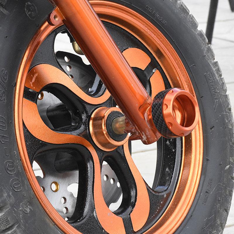 2 шт. универсальный слайдер рамы мотоцикла алюминиевый сплав передняя вилка чашка падение раздавливание протектор углеродное волокно для мотоцикла скутера