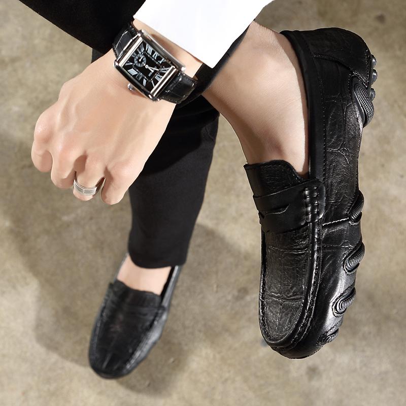 Черные туфли на плоской подошве мужские туфли из натуральной кожи, высококачественные удобные мужские повседневные туфли, мягкие классические туфли для офиса и свадьбы