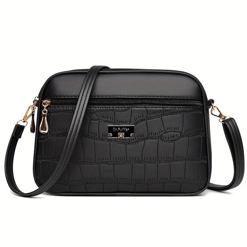 Women's Large Crossbody Bag with Adjustable Strap - Lightweight Elegant Handbag Suitable for Travel, Daily Use