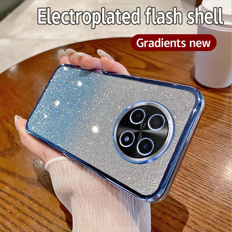 Для Huawei Nova Y91 чехол Huawei STG-LX1, STG-LX2 чехол для телефона блестящий блестящий силиконовый объектив камеры мягкая задняя крышка