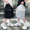 Boys' shorts, summer thin, 2026 new style, mid size children's stylish casual pants, children's summer workwear, five part pants trend
