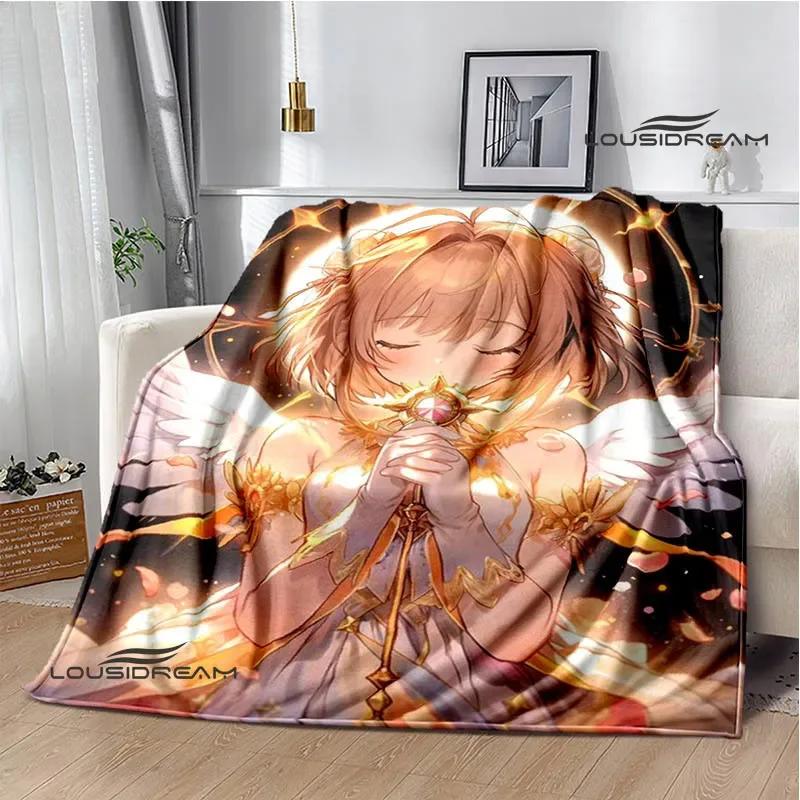 Card Captor Sakura Cartoon blankets fashion blankets Warm Flannel Soft Comfortable Blanket Home Travel Blanket Birthday Gift