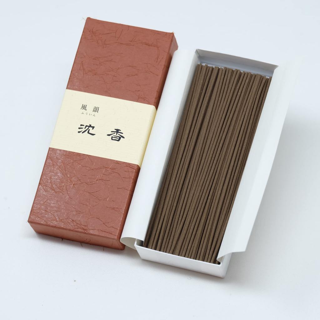 [Fuin Agarwood] 45g Loose Pack Premium Incense Sticks with Agarwood Scent. Natural Agarwood. Ideal for Yoga, Meditation, Mindfulness, and Relaxation.