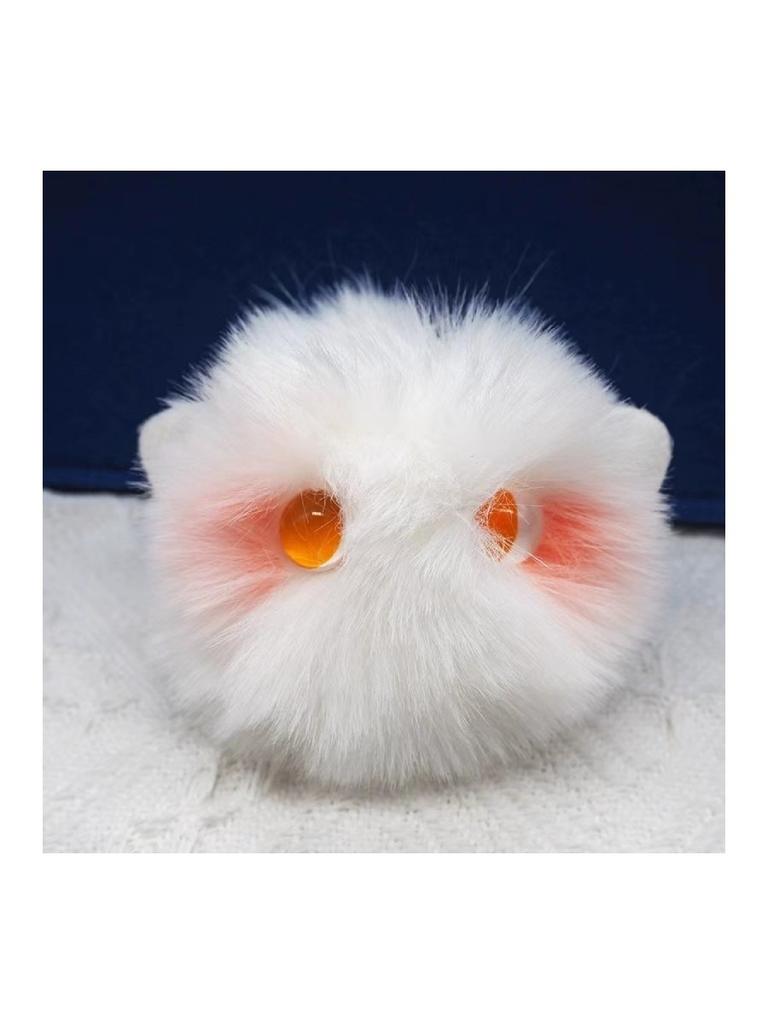 Adorable Cat Plush Ball Pendant With Creative Design For Girls In Soft Fluffy Fabric