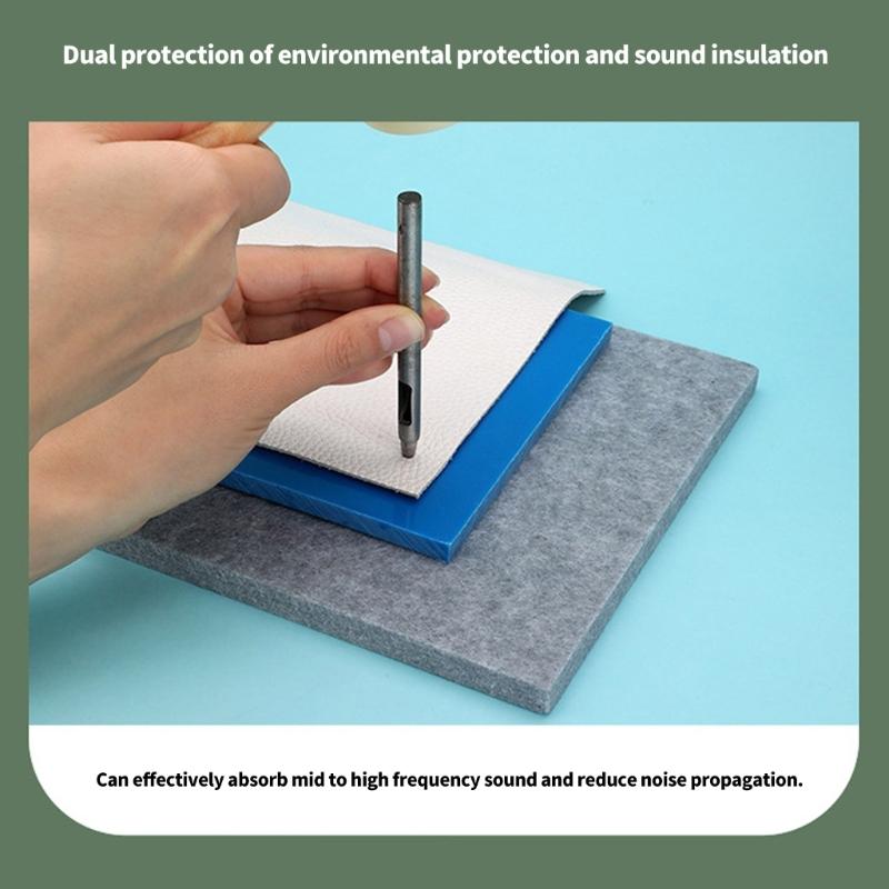 Hole Punch Mat Leather Punching Mat Hole Punching Chisel Mat Sound Insulation Mat for Leather Working