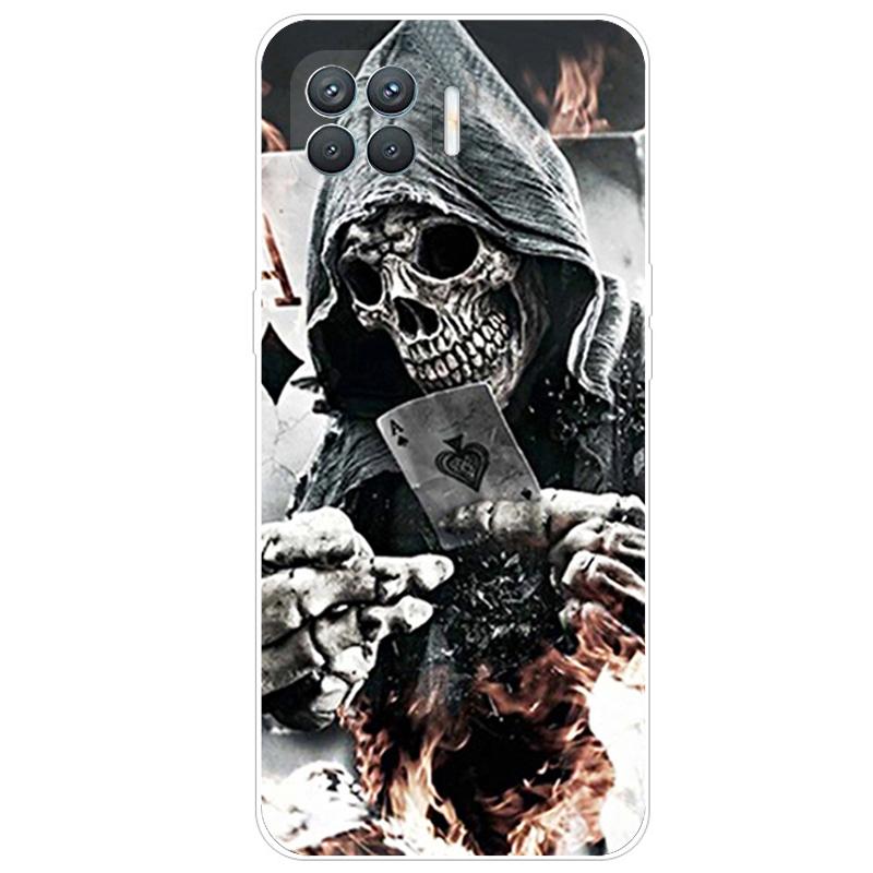 Чехол для OPPO Reno4 Lite Reno5 Lite, противоударный мягкий силиконовый чехол из ТПУ для OPPO Reno 5 4 Lite, чехлы для телефонов, чехол с милым мультяшным рисунком