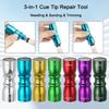 3 in 1 Tip Trim Tool Multifunctional Shaper Aerator Tapper Cue Tip Shaper  Billiard Accessories