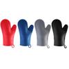Изолированные перчатки 29*18 см, черные/серые/синие/красные, термостойкий силикон