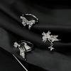 Flowing Butterfly Shadow Series Niche Design Butterfly Pendant Opening Ring High Sense Cold Wind French Ring Female