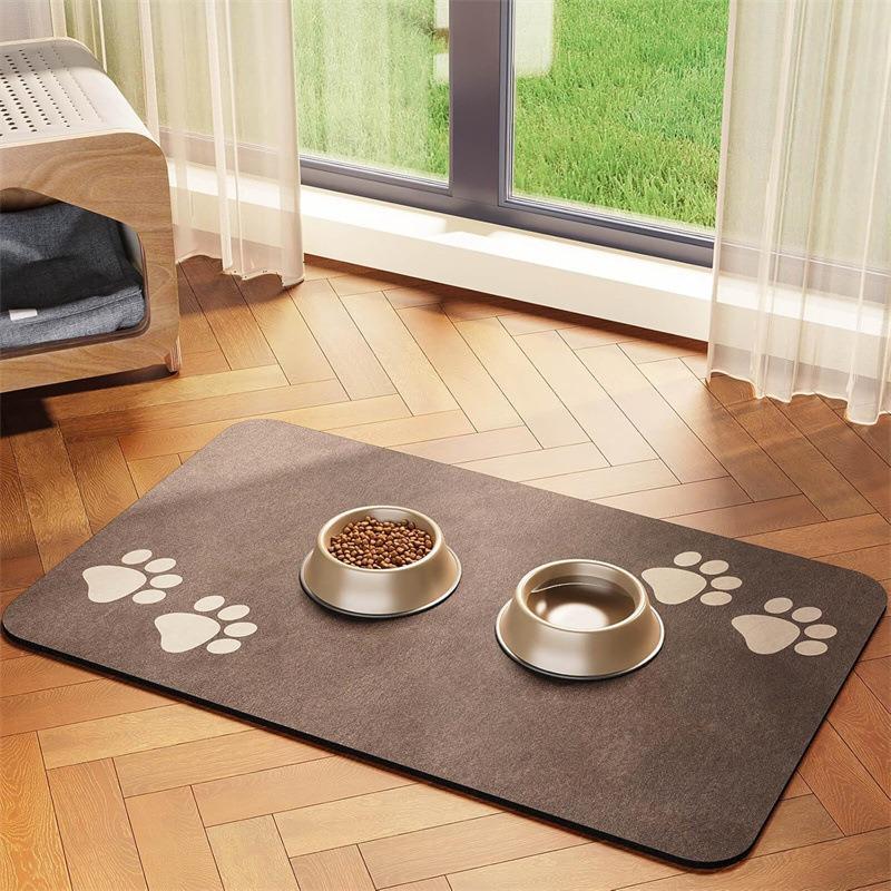 Minimalist Diatomaceous Earth Puppy Pad: Quick-Drying, Absorbent, Splash-Proof Floor Mat