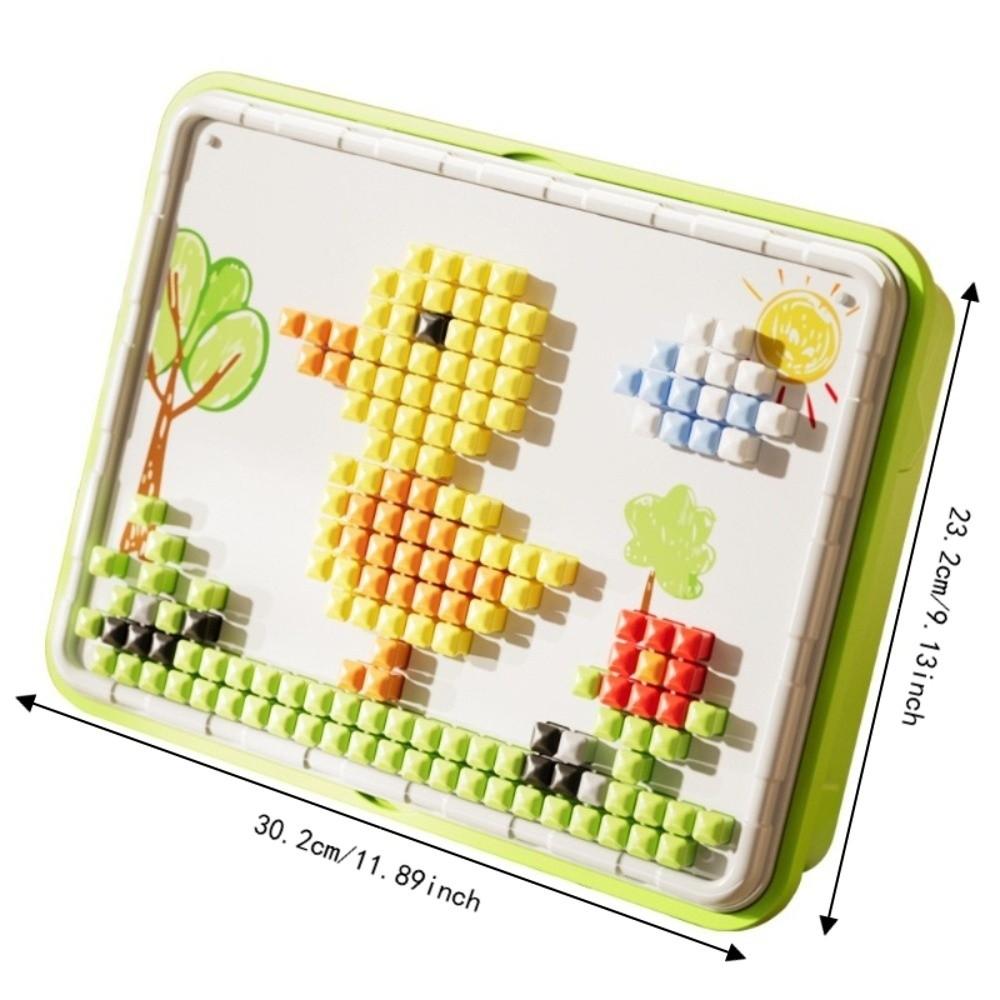 Concentration Training Peg Puzzle Board Game Mushroom Nail Puzzle Board Game Birthday Gifts