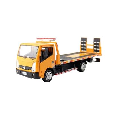 1/32 Nissan Traffic Дорожная аварийная машина-эвакуатор Модель автомобиля Сплав Литой под давлением Инженерный прицеп Модель грузовика Симуляция Звук Свет Детский подарок