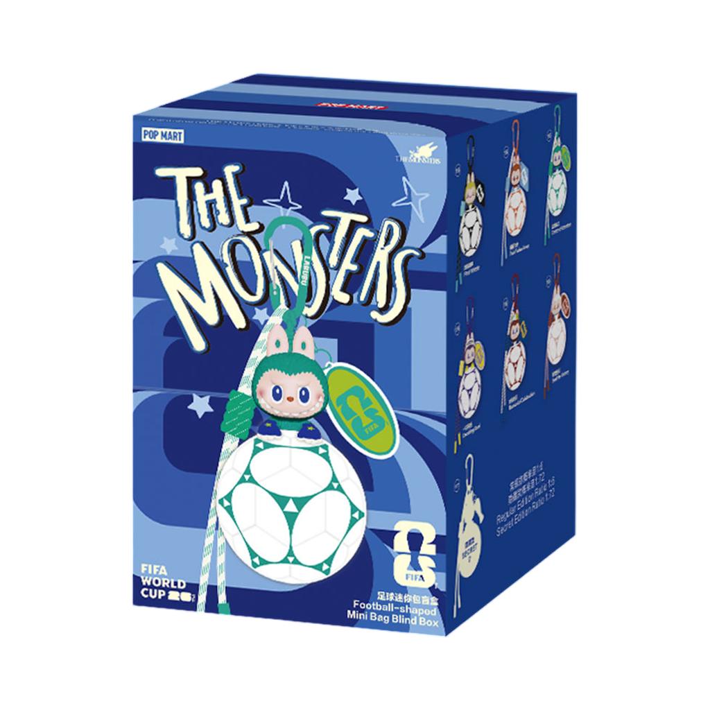 Pop Mart The Monsters x FIFA Серия Мини-сумка в форме мяча Запечатанный кейс (1 Блайнд-бокс)