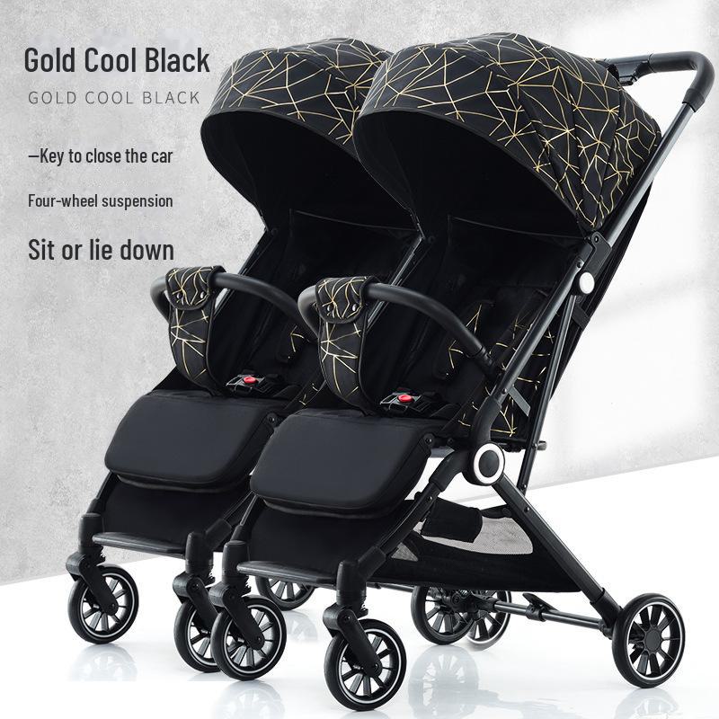 Легкая коляска для близнецов: Складной, сидячий и лежачий вариант для детей