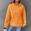 Women's Hoodies Long Sleeve Casual Solid Drawstring Hoodie Sweatshirts For Women Pullover With Pockets