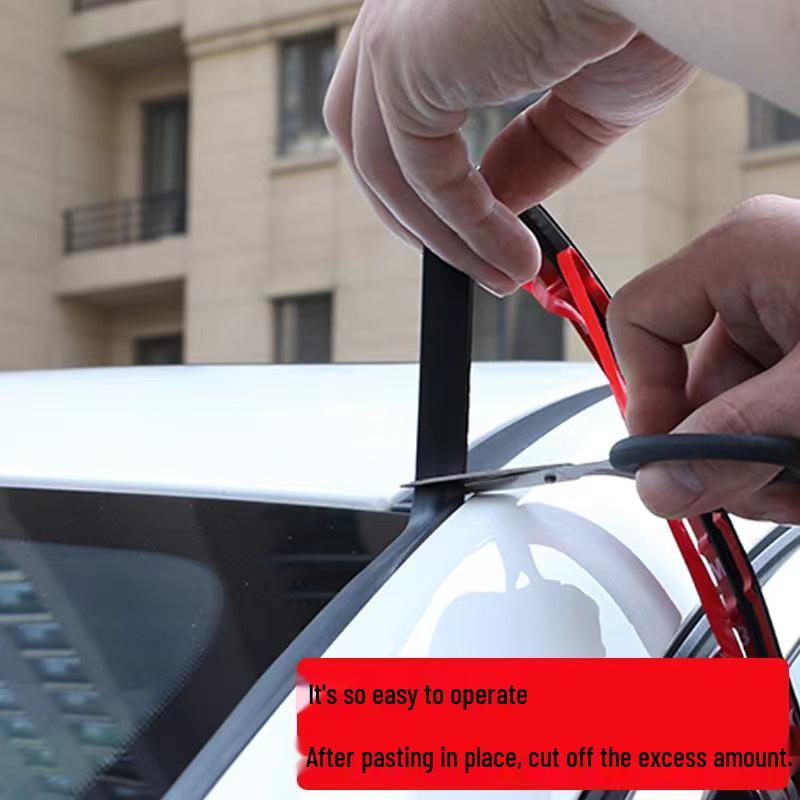 Многофункциональная Т-образная уплотнительная лента для автомобиля: Пыленепроницаемый, Водонепроницаемый, Звукоизоляционный для Лобового стекла, Задней двери, Люка или Окна.