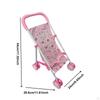 Baby Doll Stroller Role Play Accessories Interactive Toy for 3 Year Old Kids