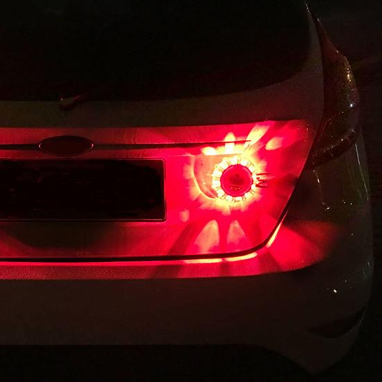 2 шт. светодиодный предупредительный светильник аварийной безопасности, компактный размер, высокая яркость, водонепроницаемый, широко используемый сигнальный светильник с крючком