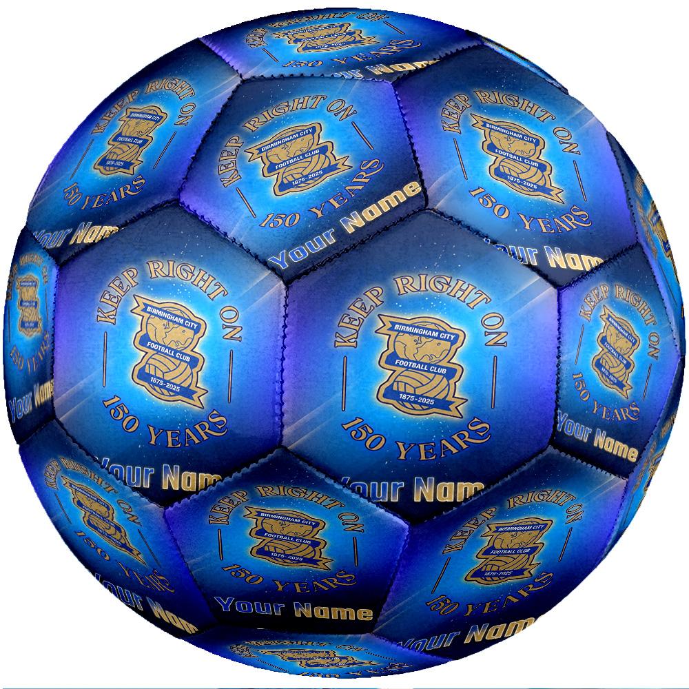 BIRMINGHAM CITY Football Fashion Size 5 Football Wearproof Non‑Slip Soccer Ball For Sports Training Entertainment Use