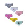 Нижнее белье Tutku, 6 шт., цветные трусики для девочек, лайкра, слип