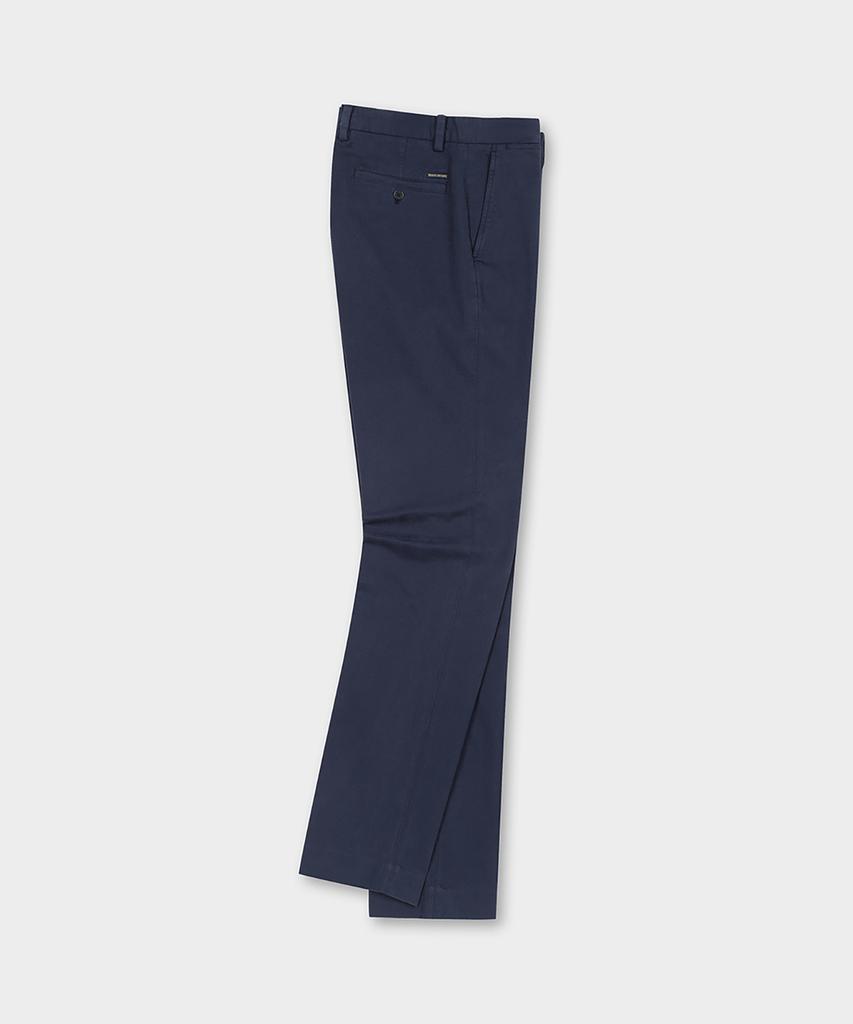 Брюки чинос BROOKS BROTHERS из ломаной твиловой ткани (военно-морской флот) (Bbpcmm0627Qef)